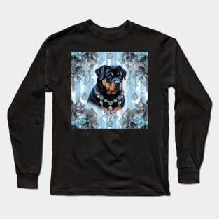 Rottweiler Pattern Long Sleeve T-Shirt